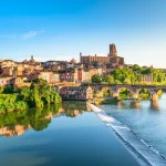 Albi in a summer sunny day,France