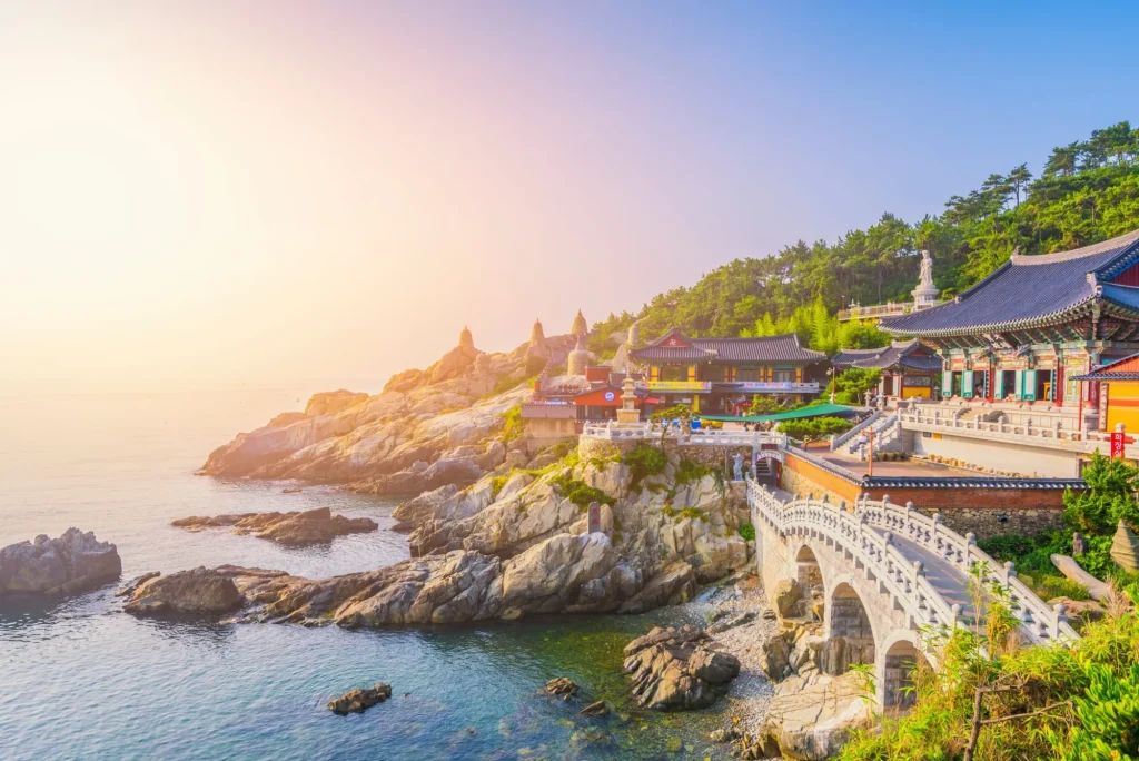 Haedong Yonggungsa Temple in Busan, South Korea.