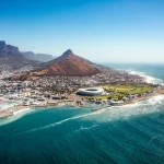 Aerial view of Capetown, SOuth Africa