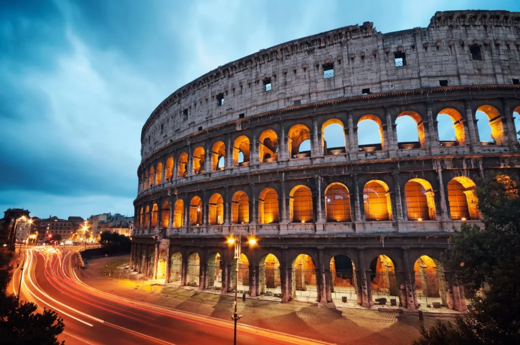 Coliseum at night. Rome - Italy