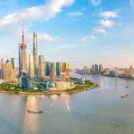View of downtown Shanghai skyline
