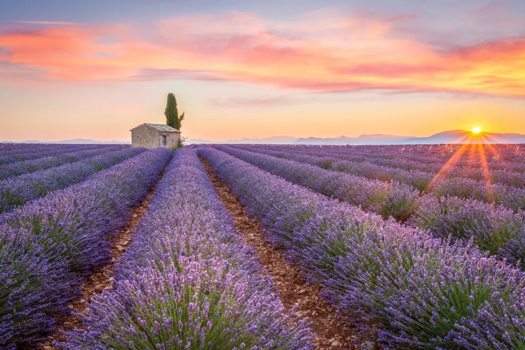 Sunrise in Valensole
